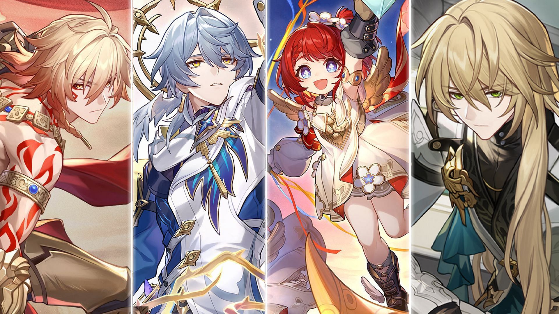Mydei, Sunday, Tribbie, Luocha (Image via HoYoverse)